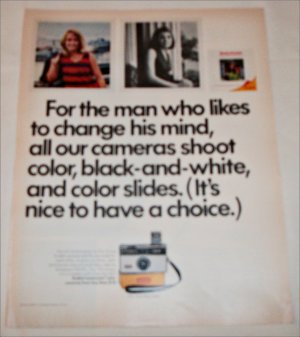 1970 Kodak Instamatic 124 Camera and Color Slides ad