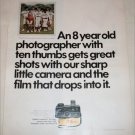 1970 Kodak Instamatic 44 Camera ad