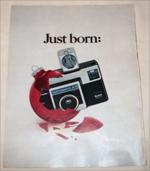 1970 Kodak Instamatic X-15 Camera Christmas ad