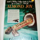 1950 Peter Paul Almond Joy Candy Bar ad