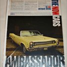 1967 American Motors Ambassador convertible car ad