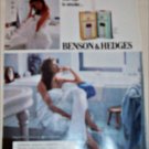 1990 Benson & Hedges 100's Cigarette Bathroom ad