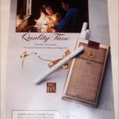 1991 Benson & Hedges 100's Cigarette Quality Time ad