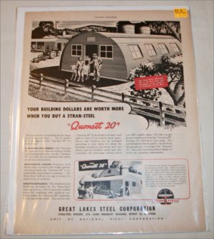 1946 Great Lakes Steel Quonset Hut ad