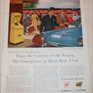 1955 Hertz Rent A Car ad