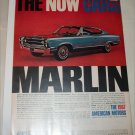1967 American Motors Rambler Marlin car ad