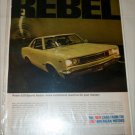 1967 American Motors Rebel 2 dr sedan car ad