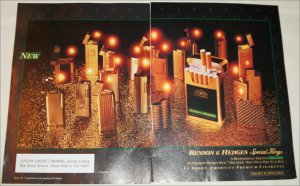 1992 Benson & Hedges Special Kings Cigarette ad
