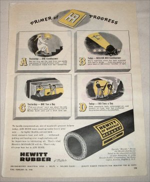 1946 Hewitt Rubber ad