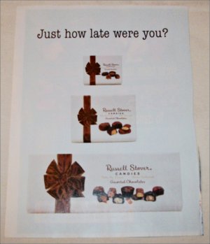2000 Russell Stover Candies How Late Were You ad