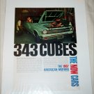 1967 American Motors Rambler American Rogue 2 dr ht car ad
