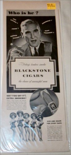1943 Blackstone Cigars ad