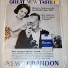 1963 Brandon Cigarette ad