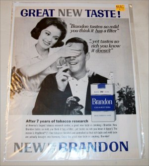 1963 Brandon Cigarette ad