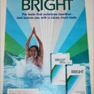 1983 Bright Cigarette Swimming Girl ad