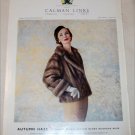 1956 Autumn Haze Mink Coat ad from Great Britain