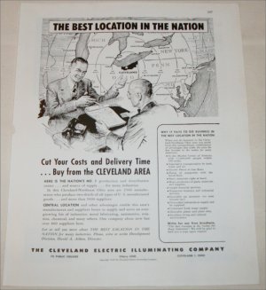 1948 Cleveland Electric Illuminating Company ad