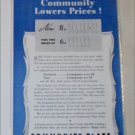 1940 Community Plate Silverware ad