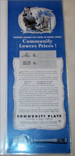 1940 Community Plate Silverware ad