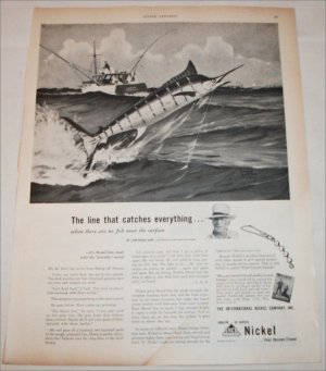 1950 Inco Nickle Line ad