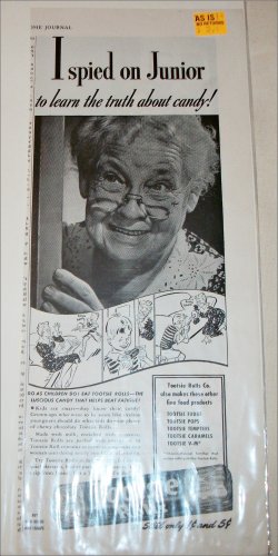 1943 Tootsie Roll Candy ad