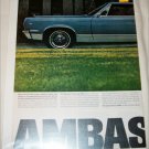 1967 American Motors Ambassador DPL 2 dr ht car ad