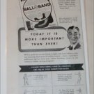 1944 Ball-Band Footwear ad featuring 1914 ad