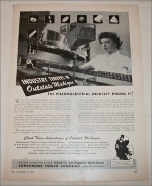 1951 Consumers Power Company ad