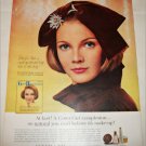 1965 Cover Girl Makeup ad featuring Barbara Berger