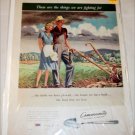 1943 Community Silverplate WWII ad