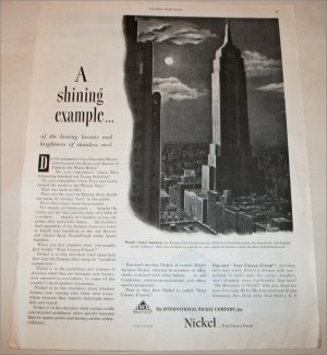 1952 Inco Nickle Company ad