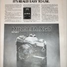 Minolta XG7 Camera ad