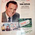1947 Warrens Mint Cocktail Gum ad featuring Van Heflin