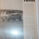 1968 American Motors AMX 4 page drive report