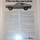 1968 American Motors AMX ad