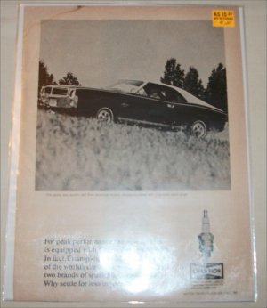 1968 Champion ad featuring American Motors Javelin SST