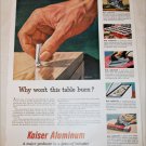 1952 Kaiser Aluminum Cigarette ad