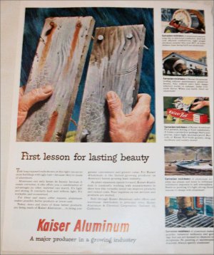 1953 Kaiser Aluminum ad