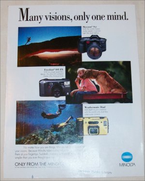 1993 Minolta Cameras ad