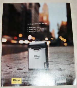 2000 Nikon Nuvis S Camera ad