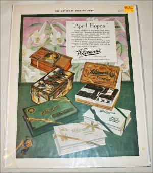 1925 Whitman's April Hopes ad
