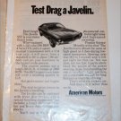 1968 American Motors Javelin SST car ad