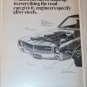 1968 Steel ad featuring American Motors Javelin SST