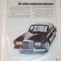 1968 American Motors Ambassador DPL 2 dr ht & Rolls Royce Silver Shadow ad