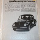 1968 American Motors Rambler American 2 dr sedan & Volkswagon 1500 car ad