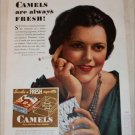 1933 Camel Cigarette ad