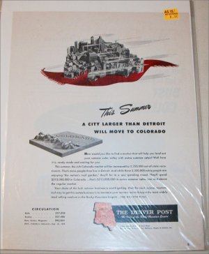 1950 Denver Post ad