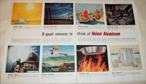1956 Kaiser Aluminum 9 Reasons ad