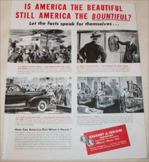 1947 Kearney & Trecker Corporation ad