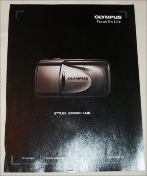 2001 Olympus Stylus Cameras ad